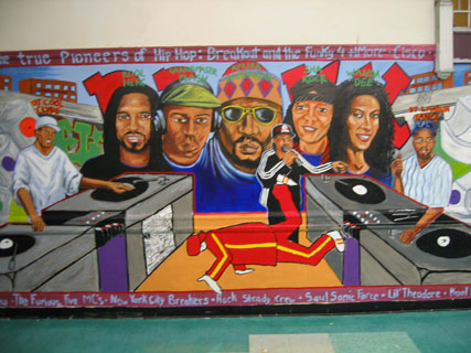 hip hop mural